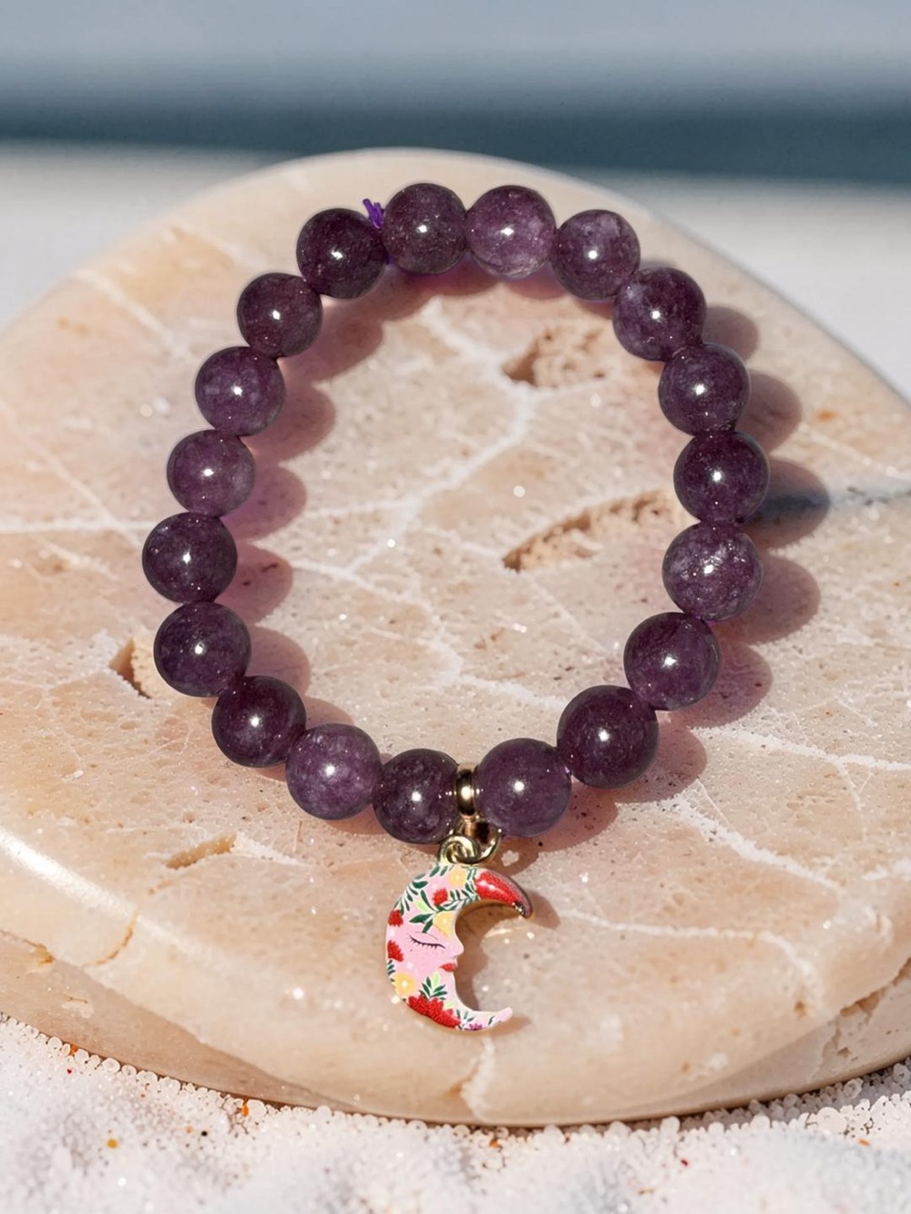 10mm Purple Lepidolite Bracelet 💜
